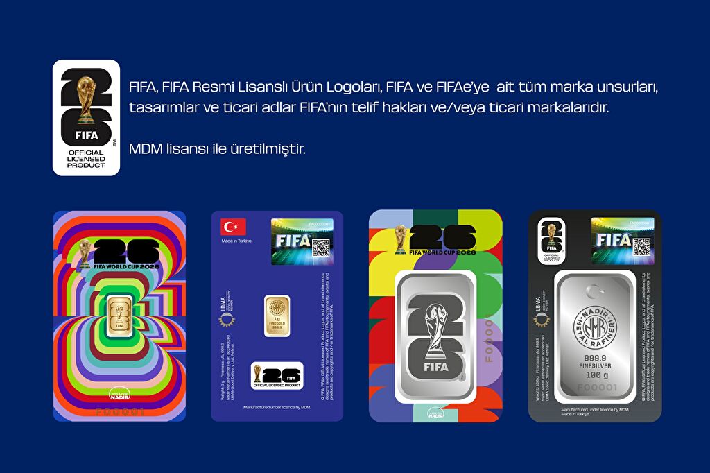 Nadir Metal'den FIFA World Cup 2026™ Rüyası: Altın ve Gümüş Külçelerle Milli Onur