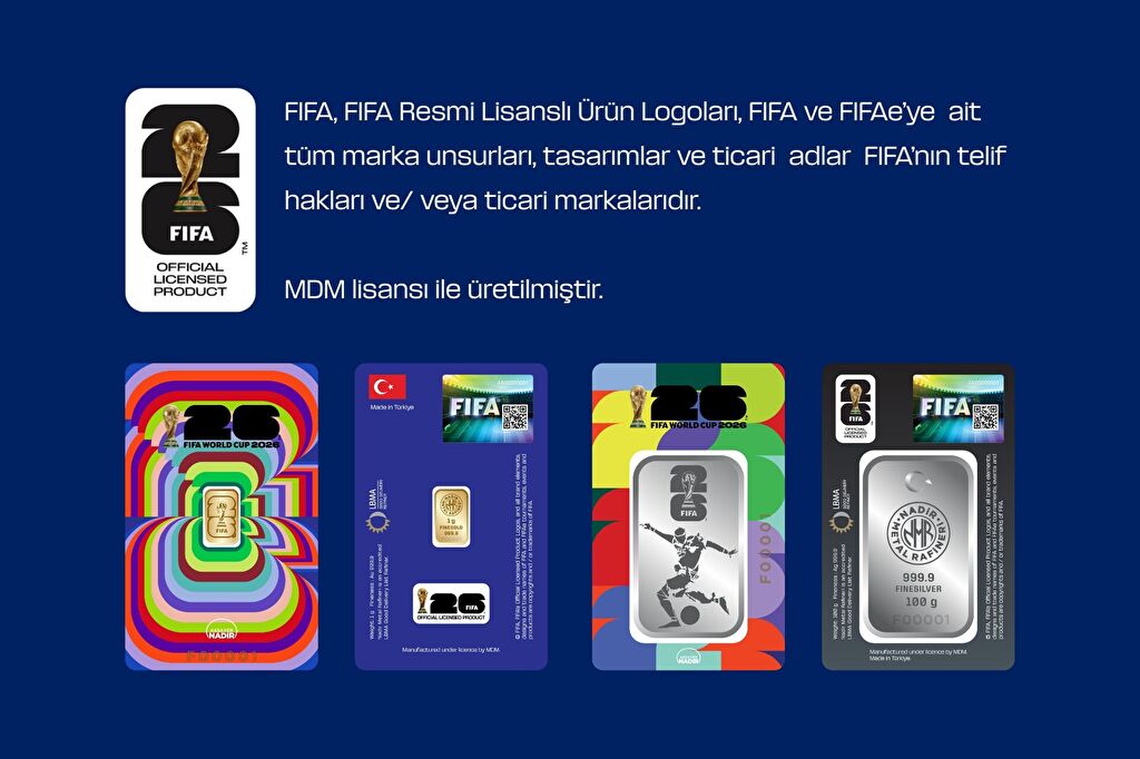Nadir Metal'den FIFA World Cup 2026™ Rüyası: Altın ve Gümüş Külçelerle Milli Onur