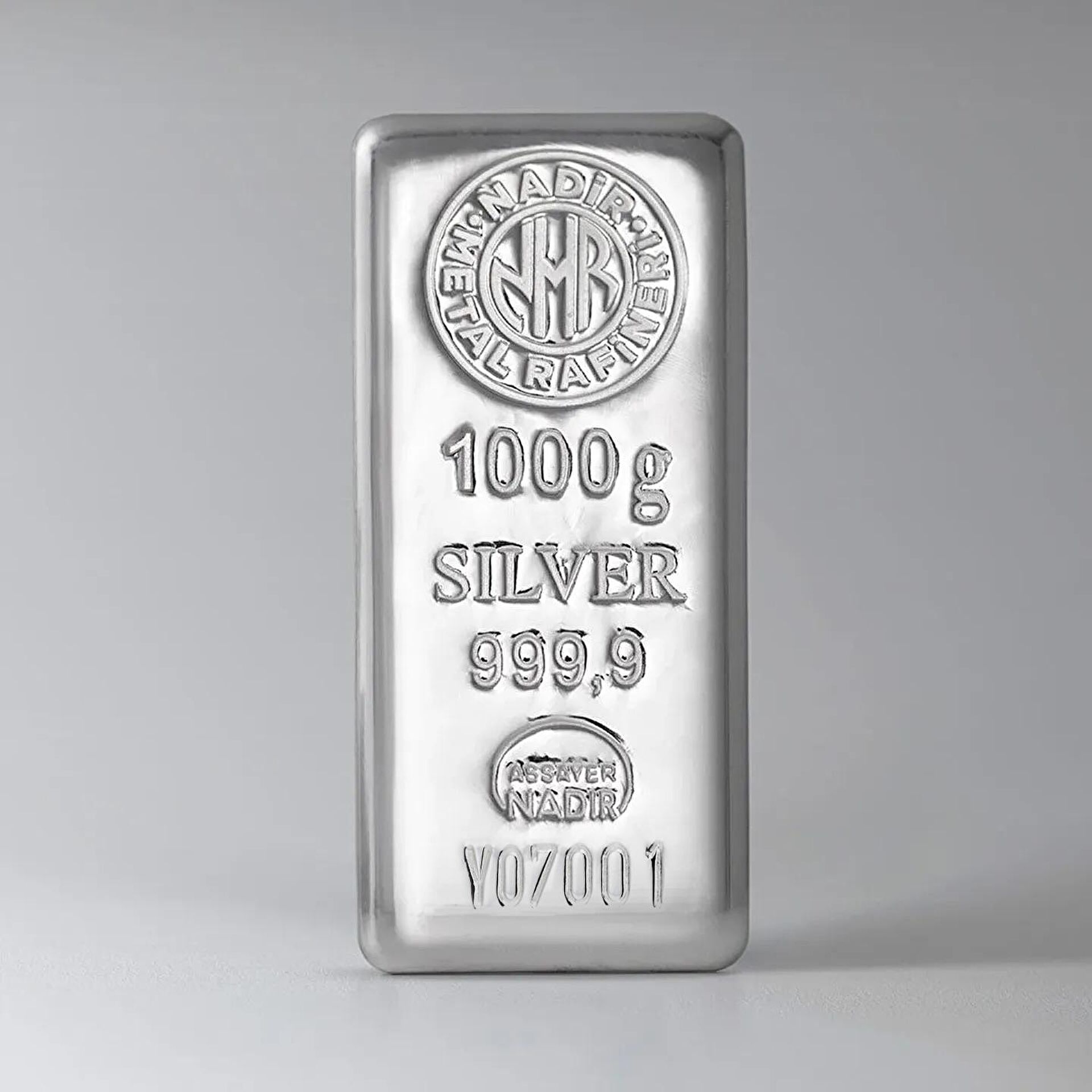 NadirGold 1000 Gr 999‚9 Gümüş Külçe