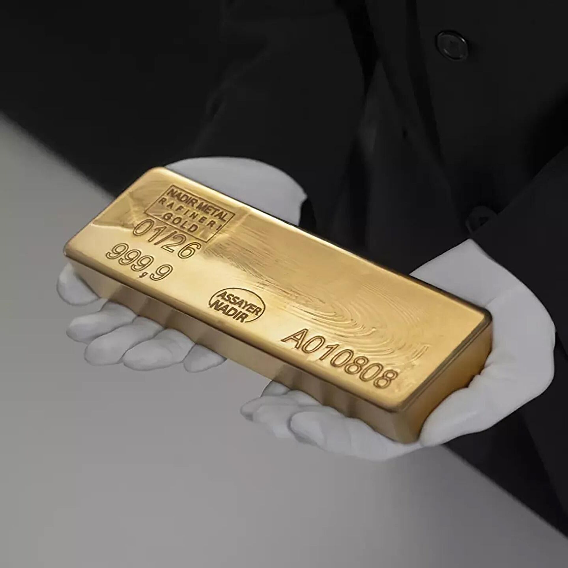 NadirGold 12,5 Kg Altın Large Bar - 1