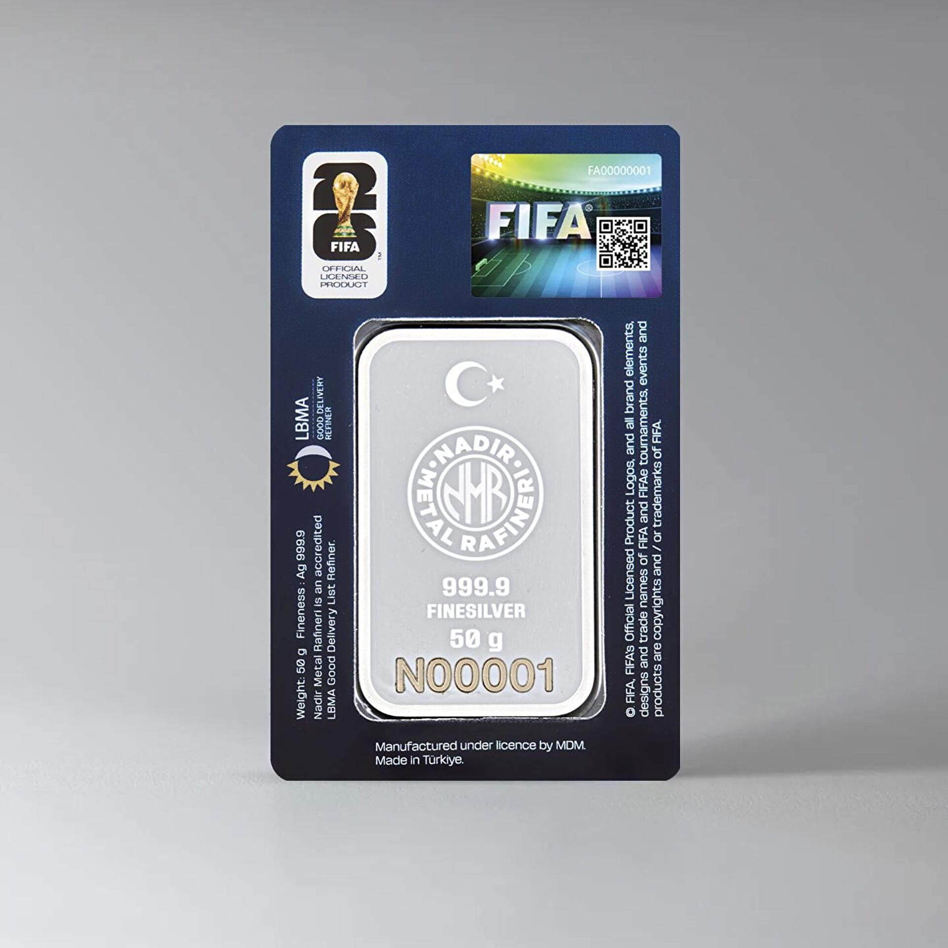 FIFA World Cup 2026™ 50 Gr Gümüş Külçe - 2