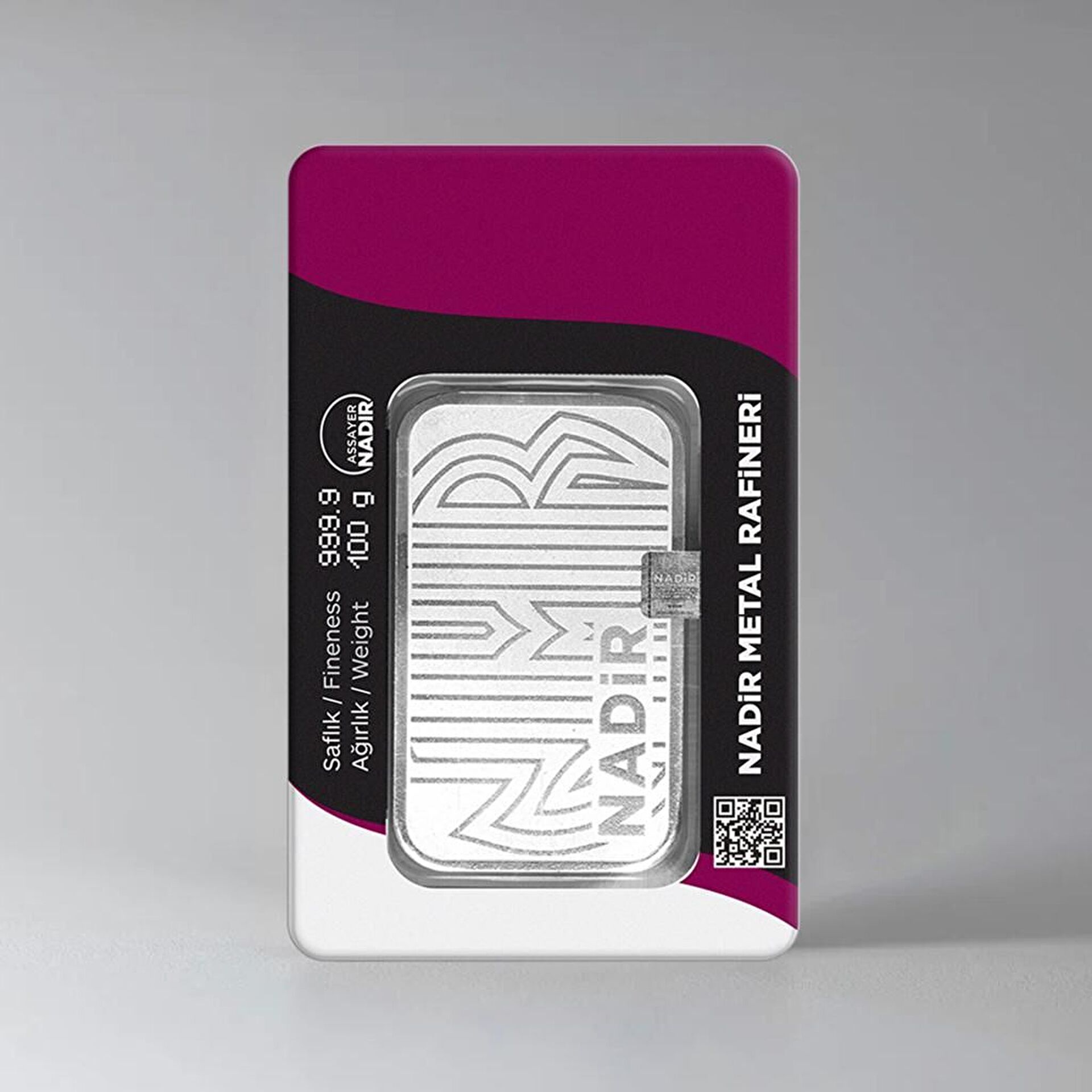 NadirGold 100 Gr Gümüş Külçe - 2