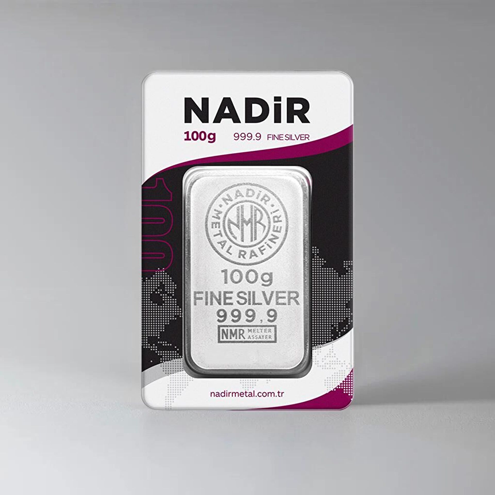 NadirGold 100 Gr Gümüş Külçe