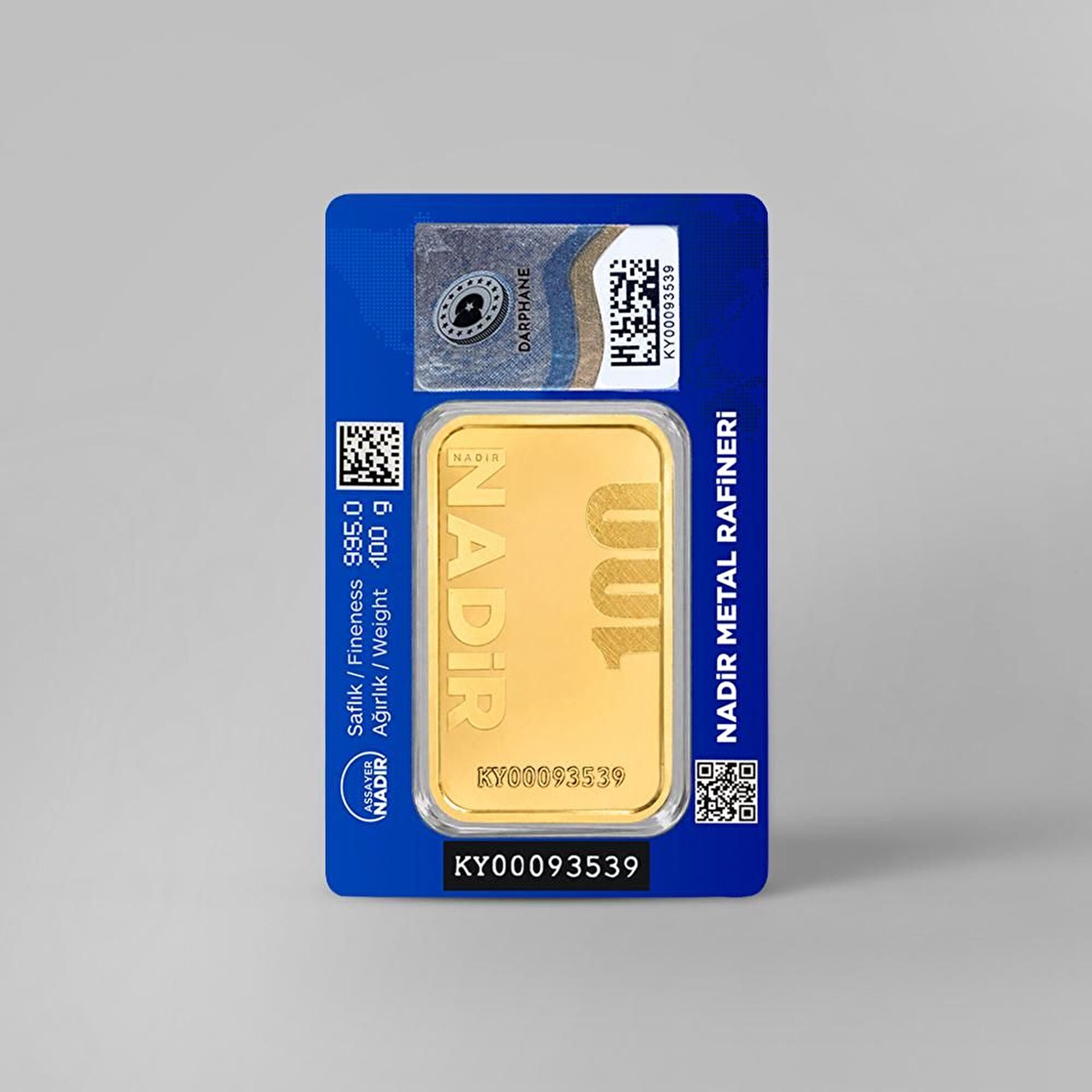 NadirGold 100 Gr Külçe Altın - 2