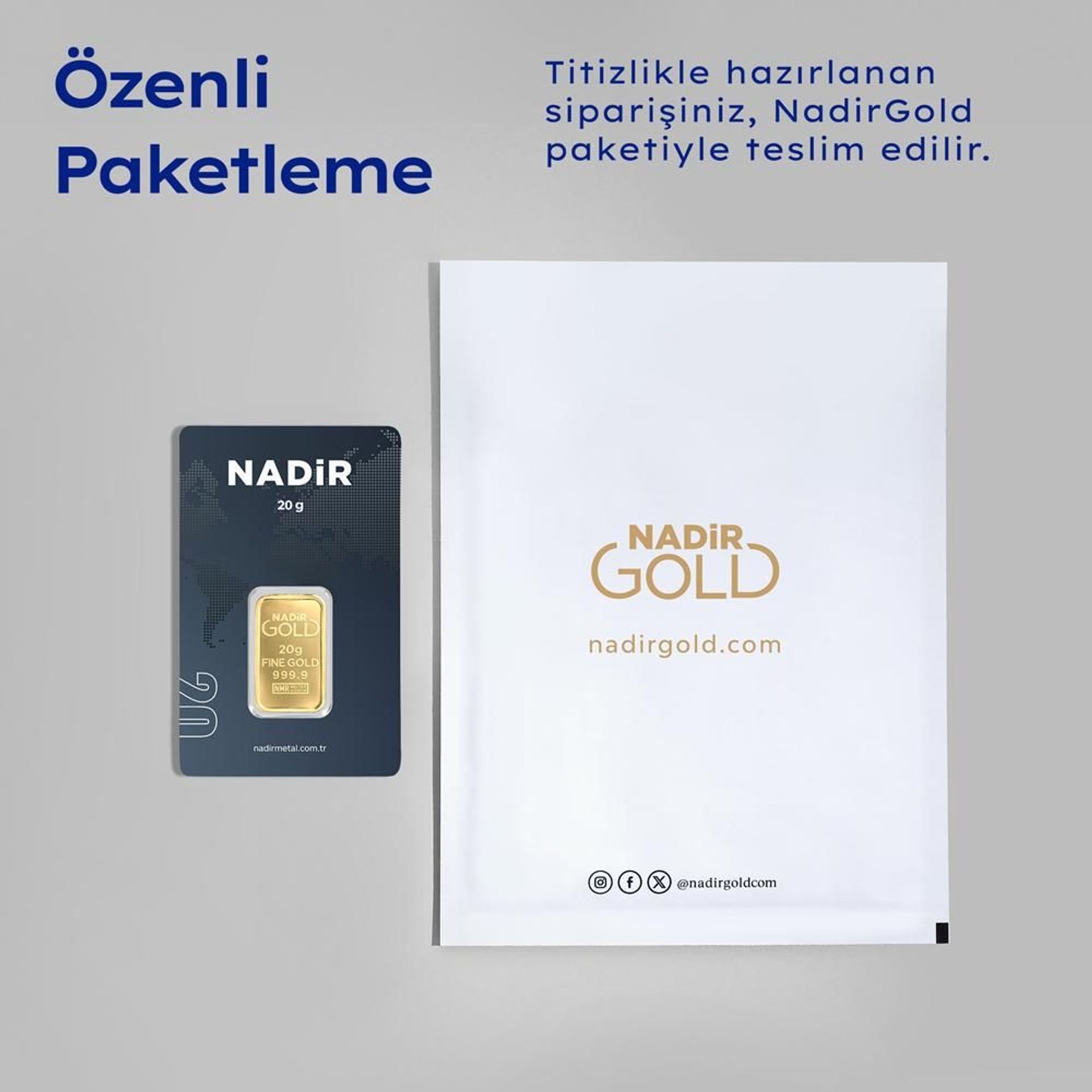 NadirGold 20 Gr Külçe Altın 999.9 - 4