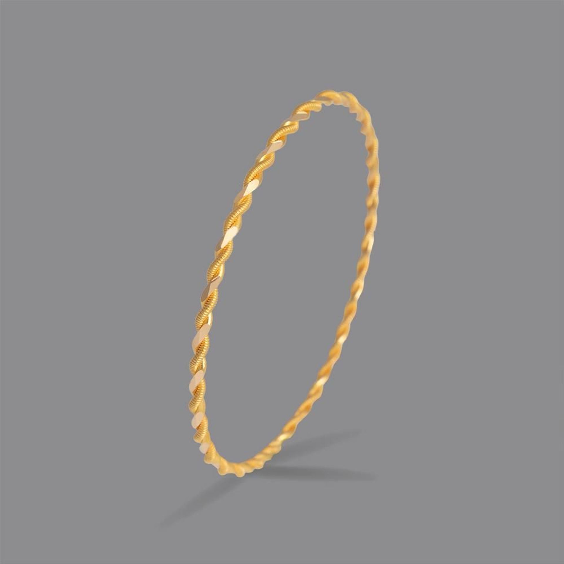 NadirGold 22 Ayar 2'li Burma Bilezik 12 Gr - 1