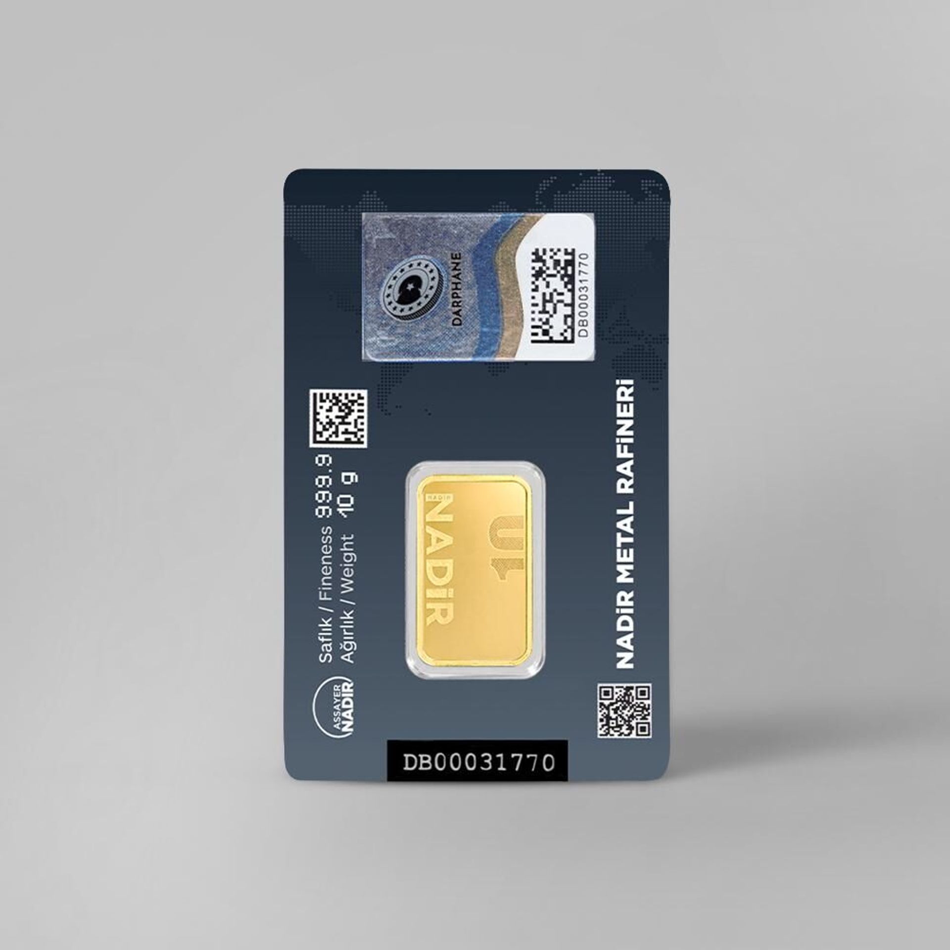 NadirGold 10 Gr Külçe Altın 999.9 - 2