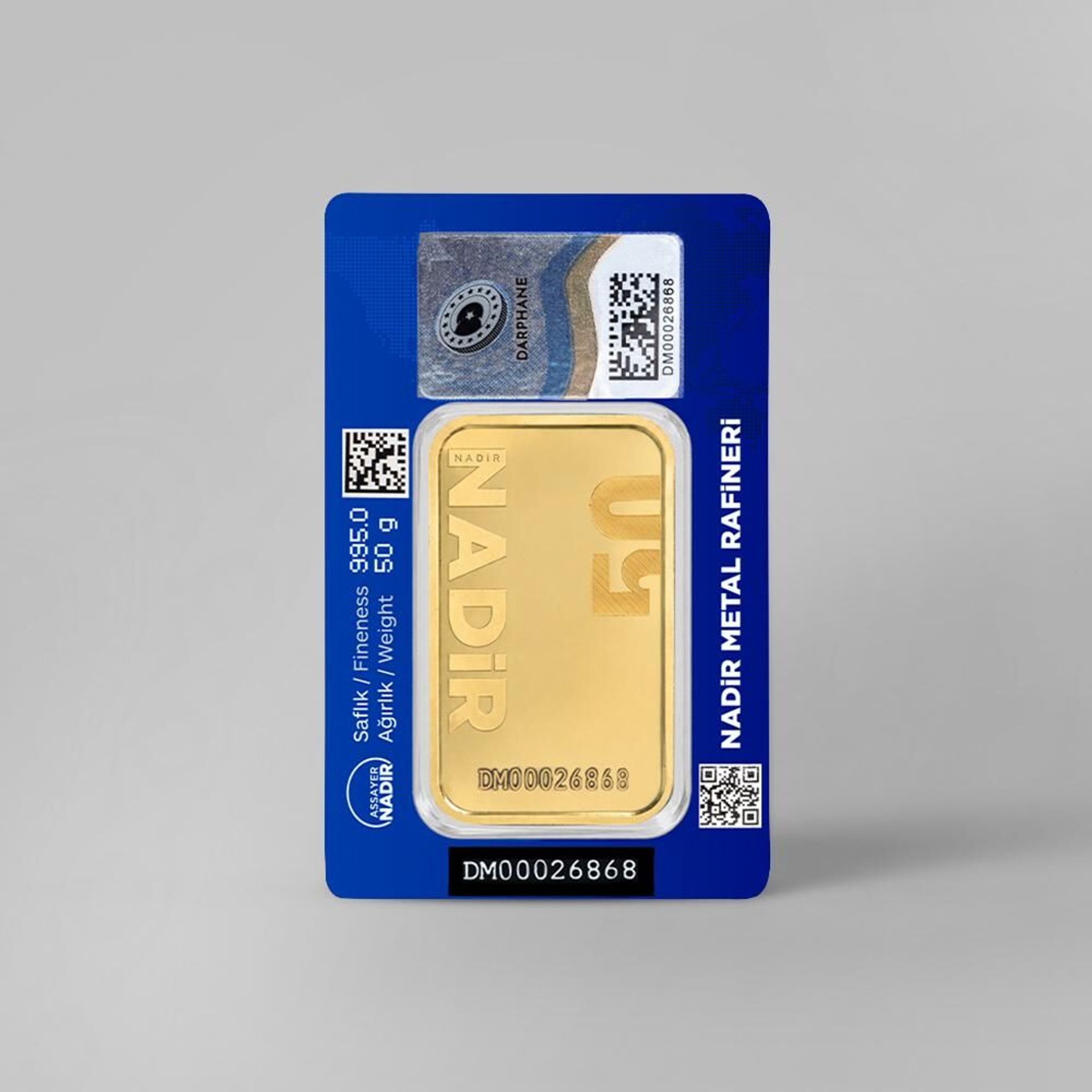 NadirGold 50 Gr Külçe Altın - 2