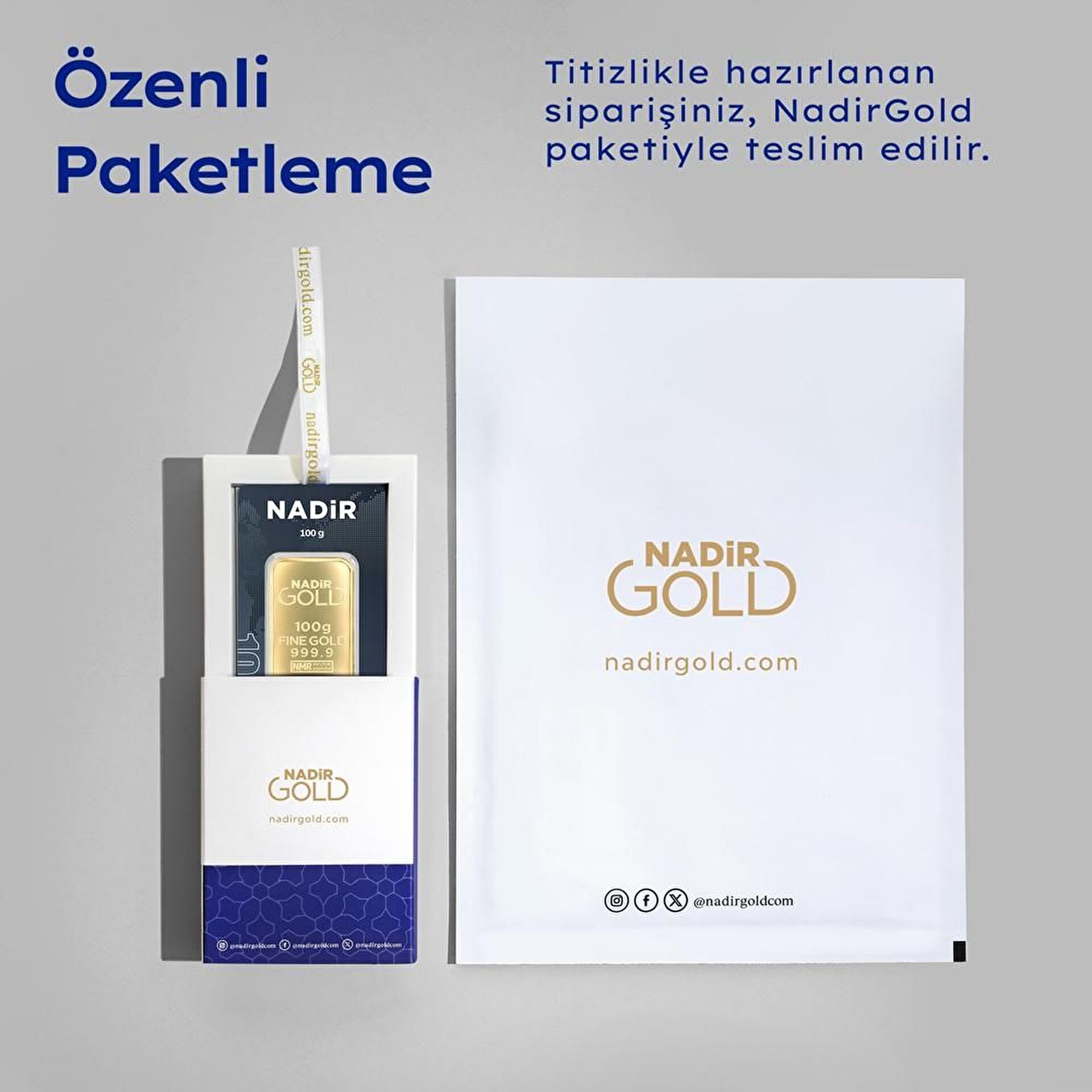 NadirGold 100 Gr Külçe Altın 999.9 - 4