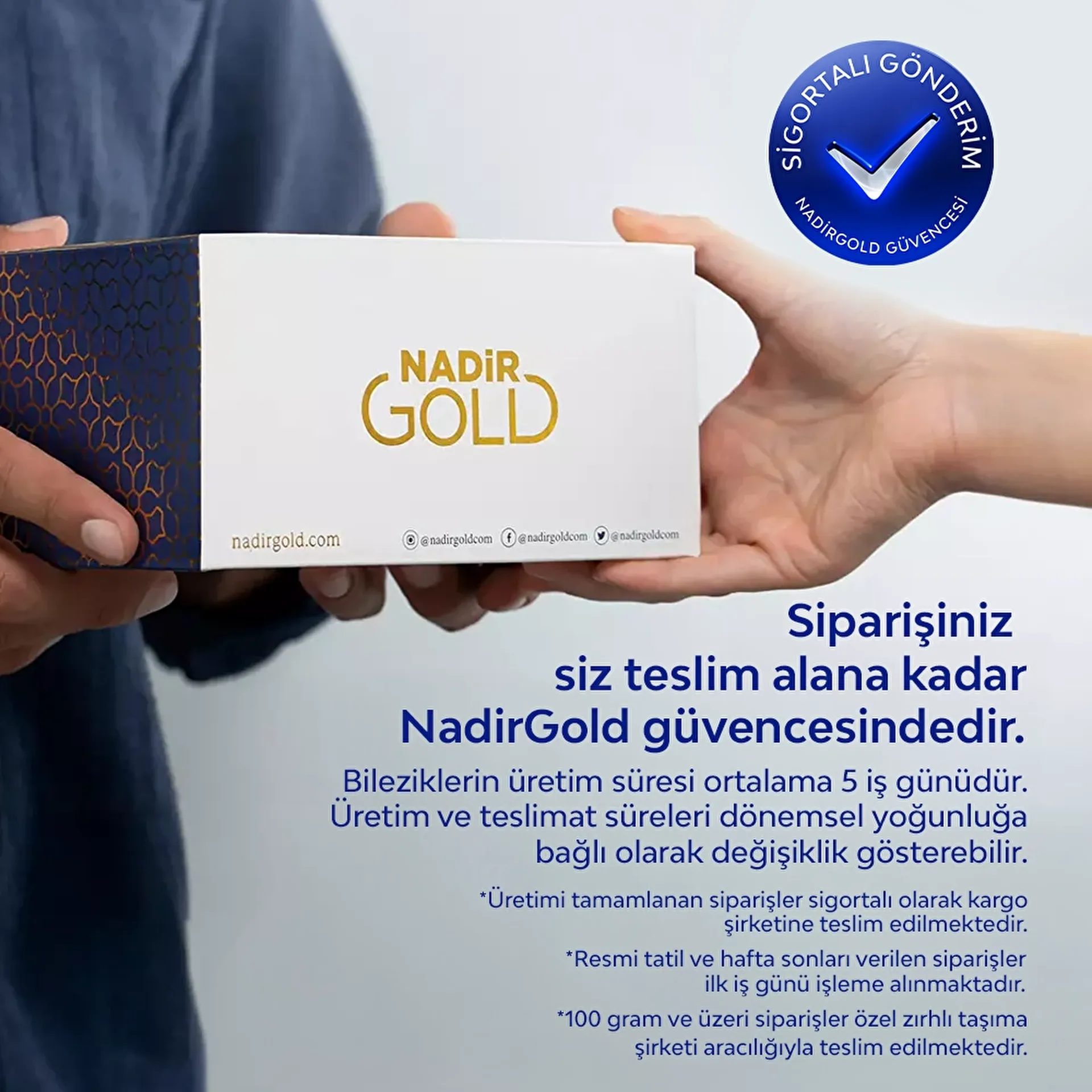 NadirGold 22 Ayar 3'lü Burma Bilezik 20 Gr - 6