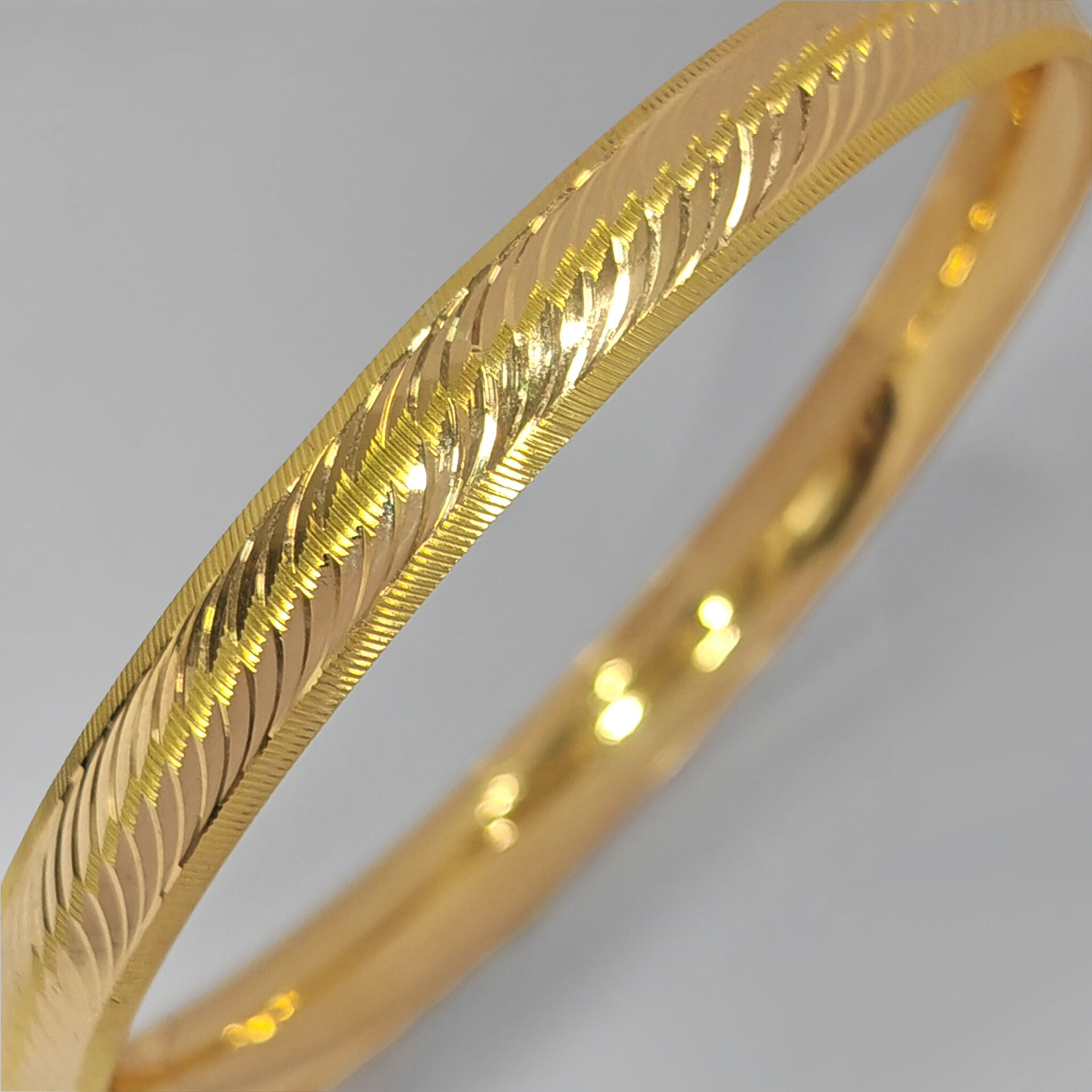 NadirGold 22 Ayar Dokulu Bilezik 6 Gr - 2