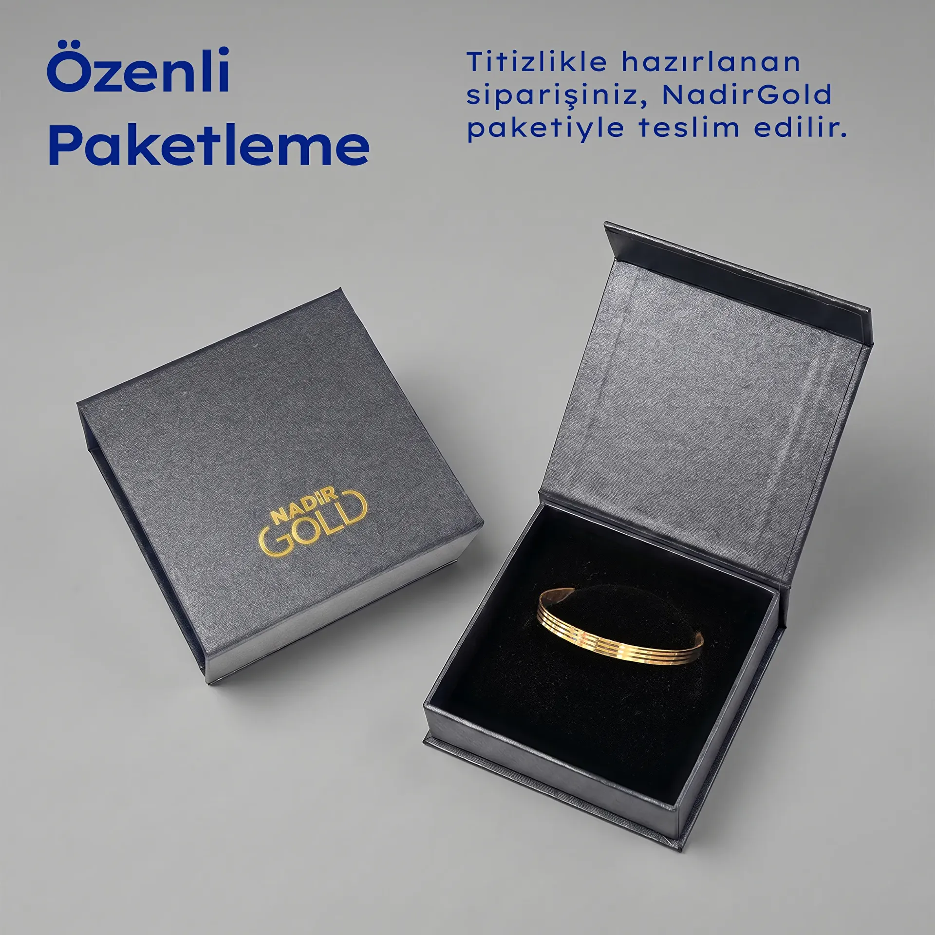 NadirGold 22 Ayar İtalyan Bilezik 15 Gr - 3