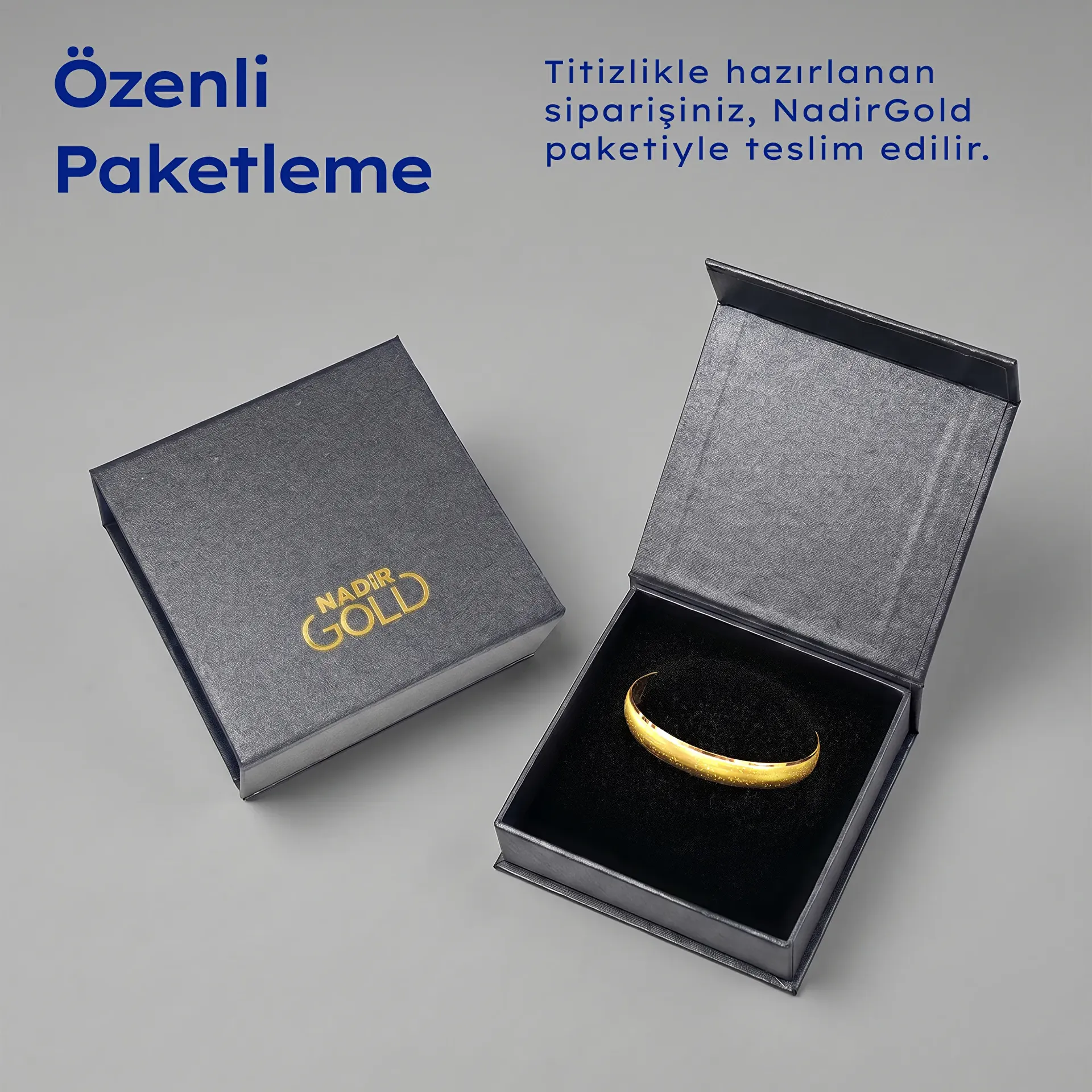 NadirGold 22 Ayar Simli Bilezik 6 Gr - 3