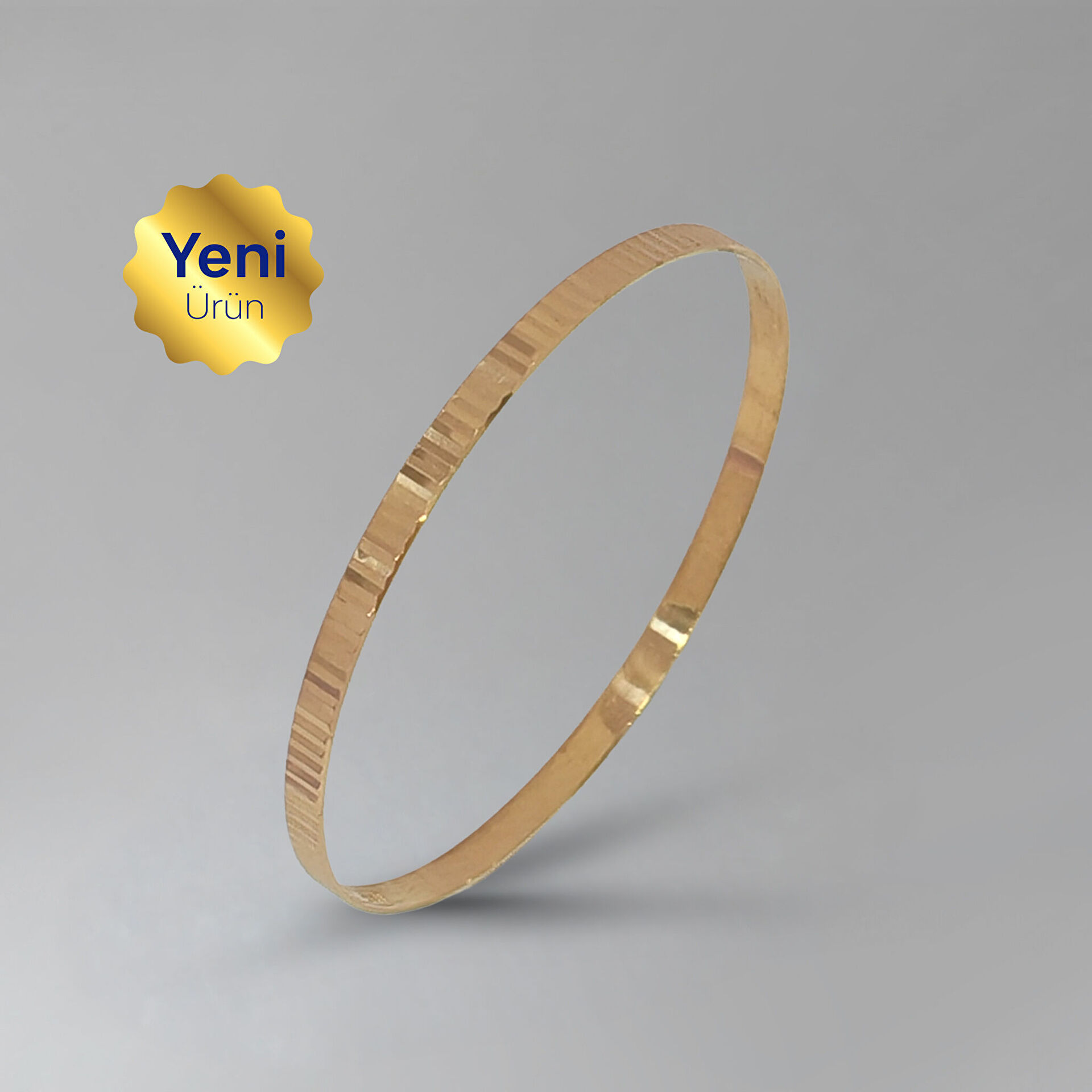 NadirGold 22 Ayar Sıra Desen Bilezik 11 Gr - 1