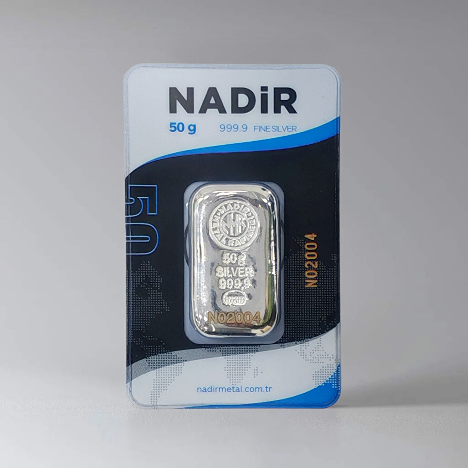 NadirGold 50 Gr Gümüş Külçe (Döküm) - 1