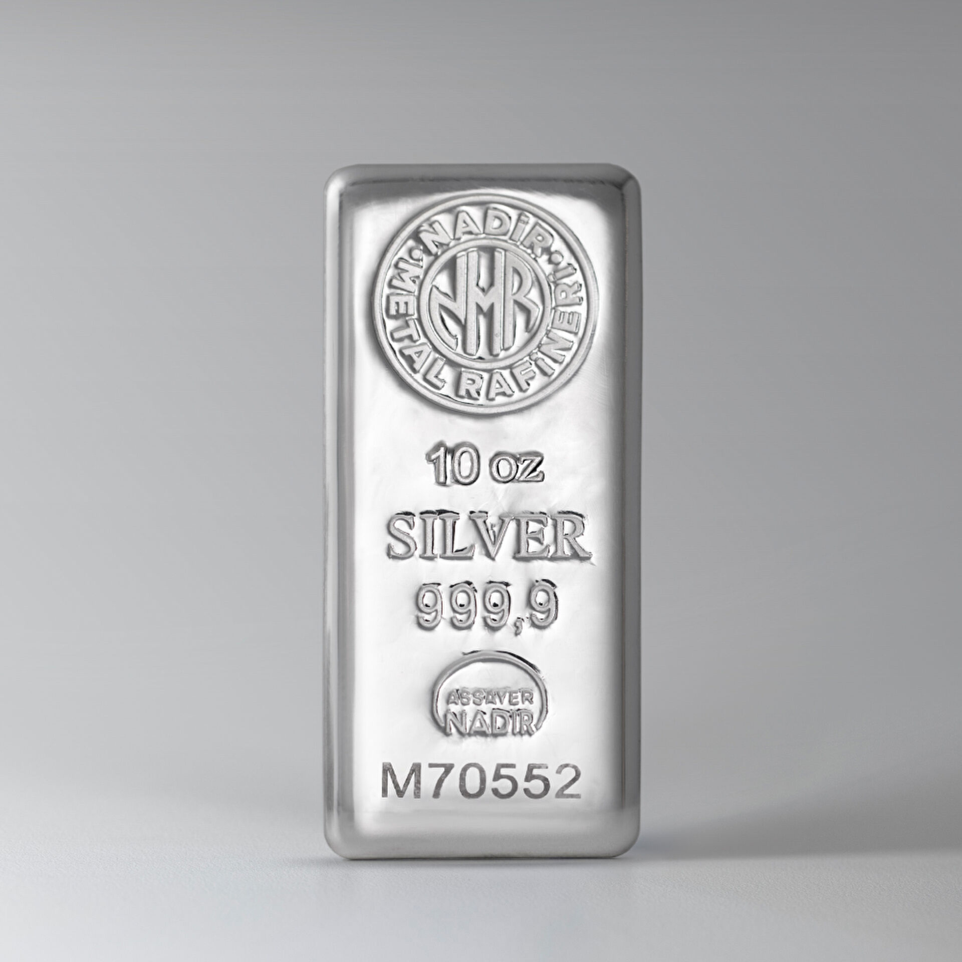 NadirGold 10 Oz Gümüş Külçe - 1