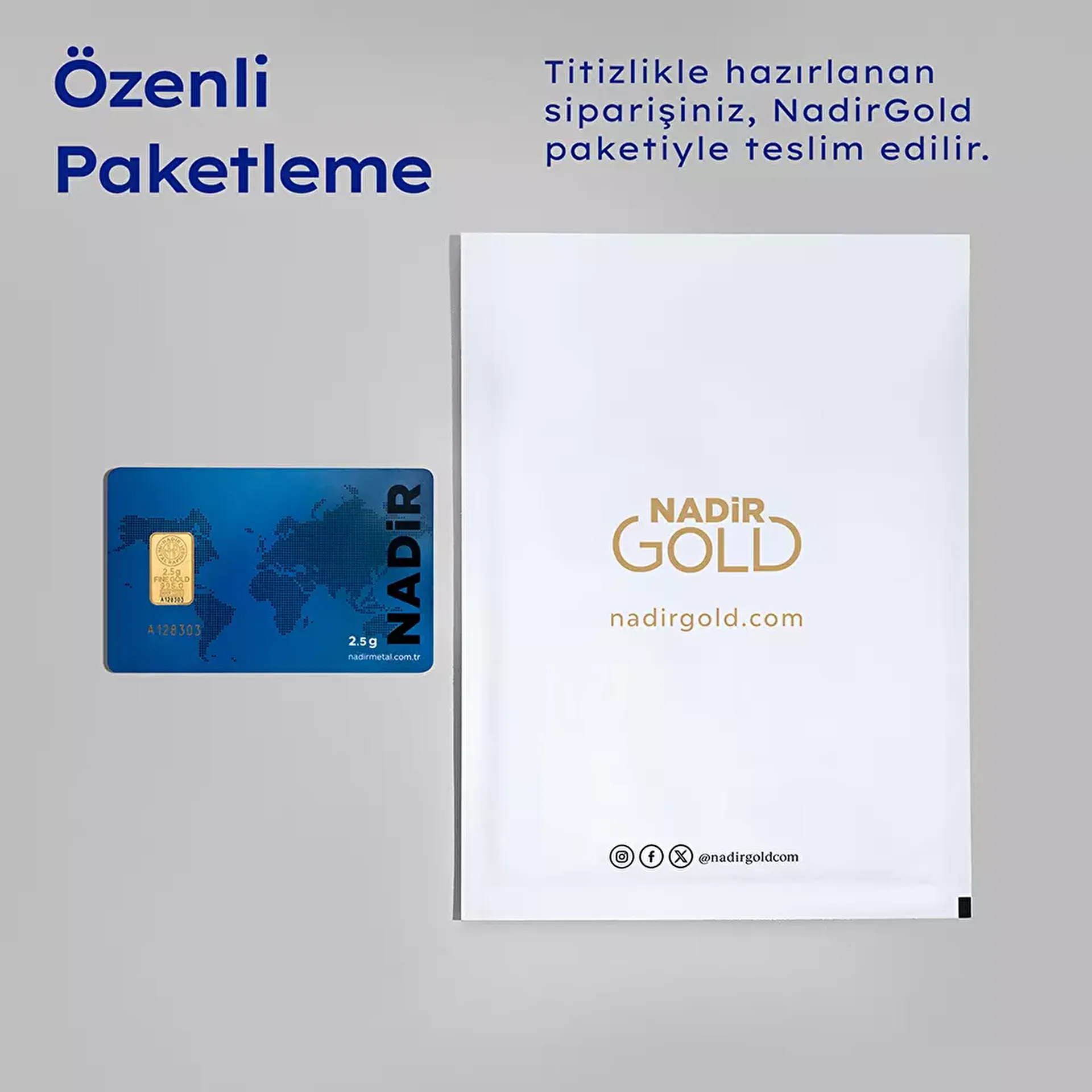 NadirGold 2‚5 Gr Külçe Altın - 4