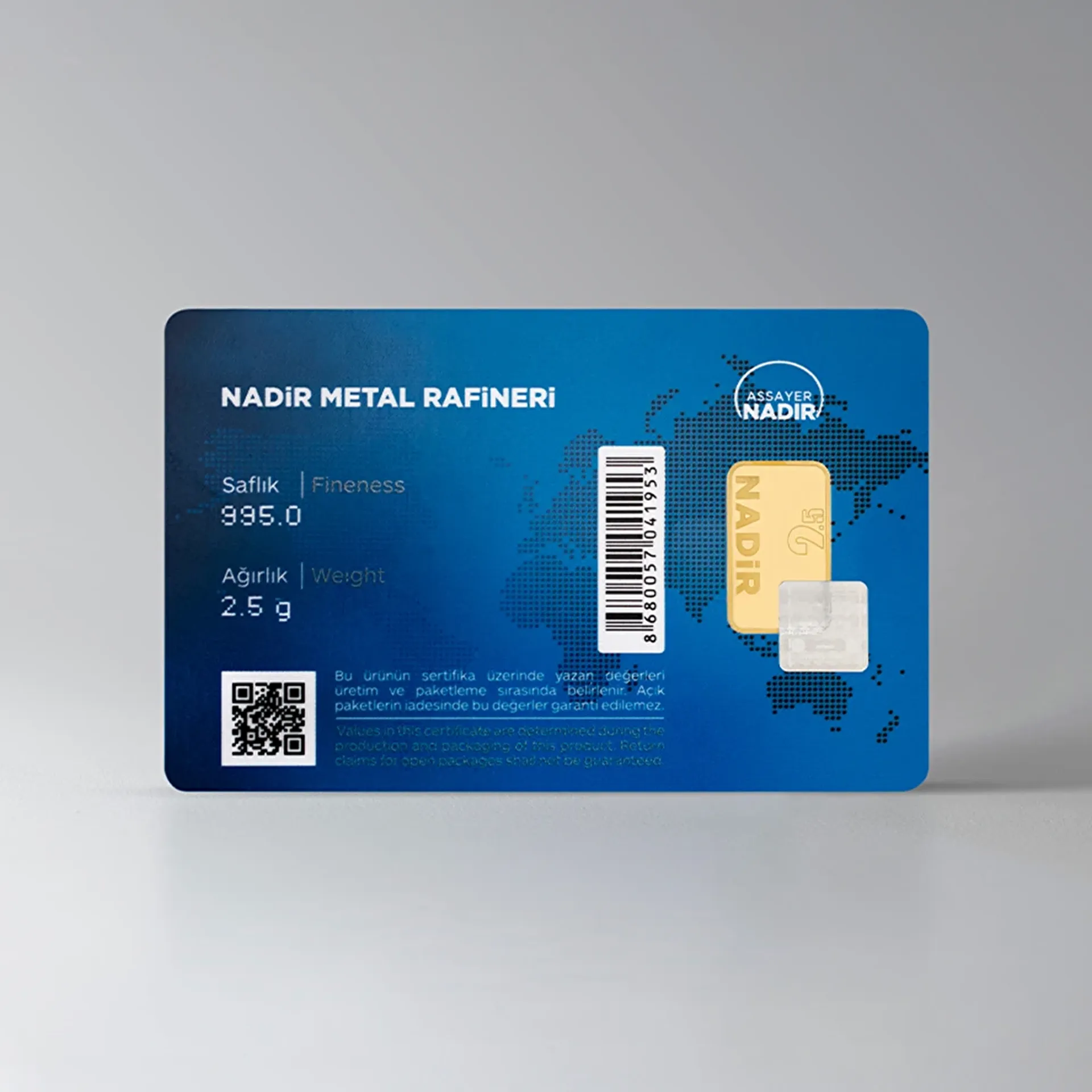 NadirGold 2‚5 Gr Külçe Altın - 2