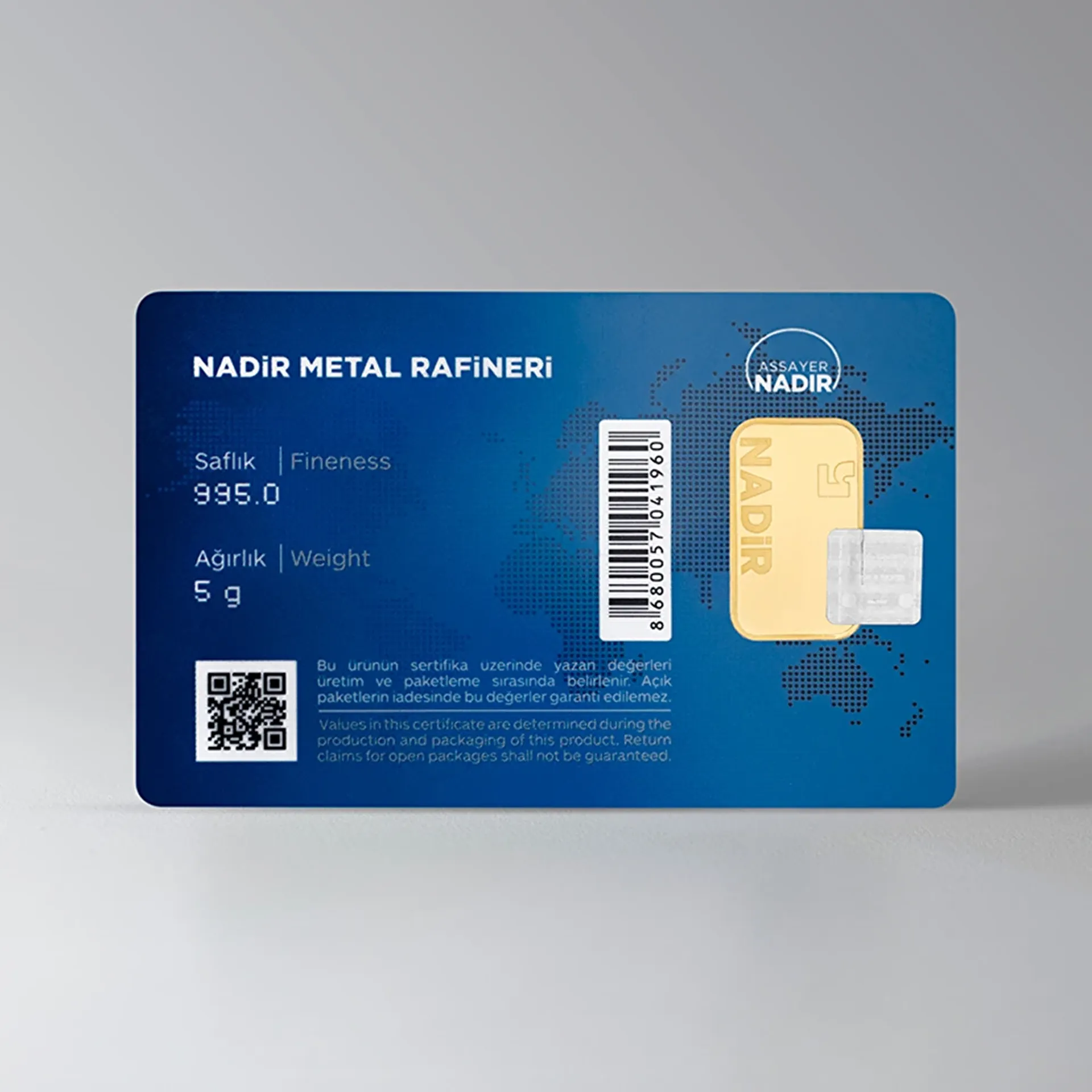 NadirGold 5 Gr Külçe Altın - 2
