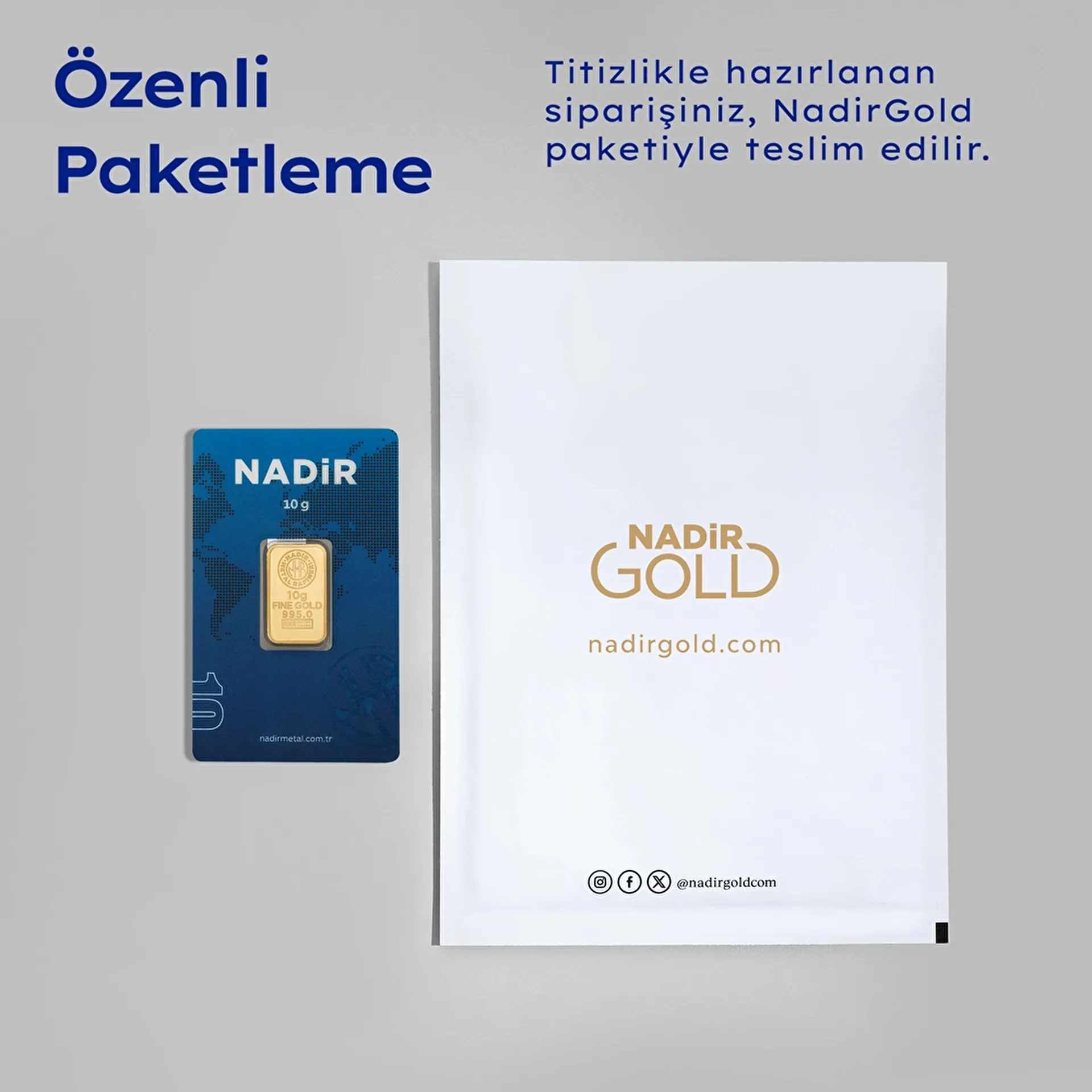 NadirGold 10 Gr Külçe Altın - 4