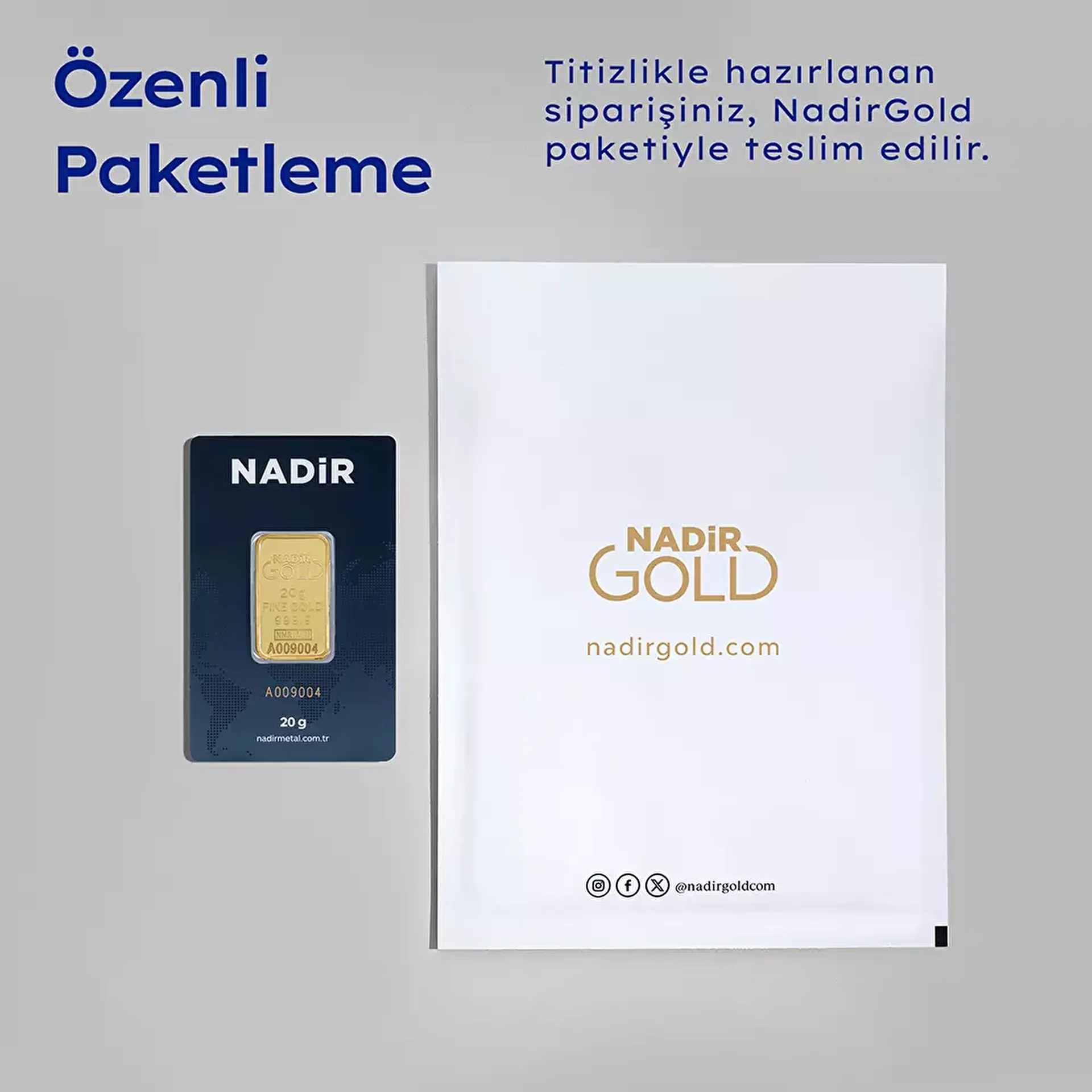 NadirGold 20 Gr Külçe Altın 999.9 - 4
