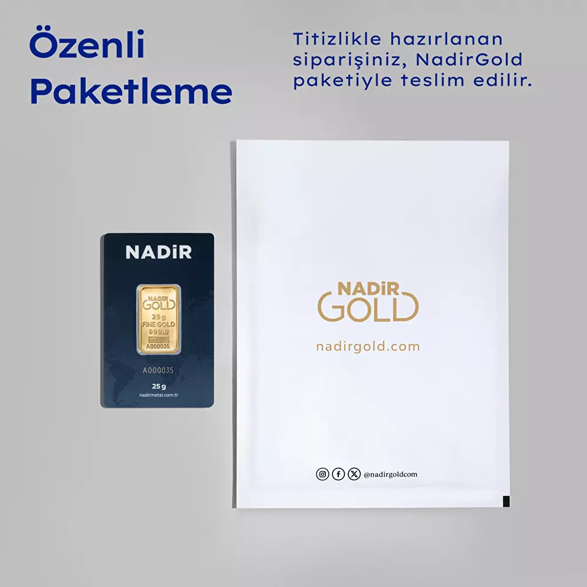 NadirGold 25 Gr Külçe Altın 999.9 - 4