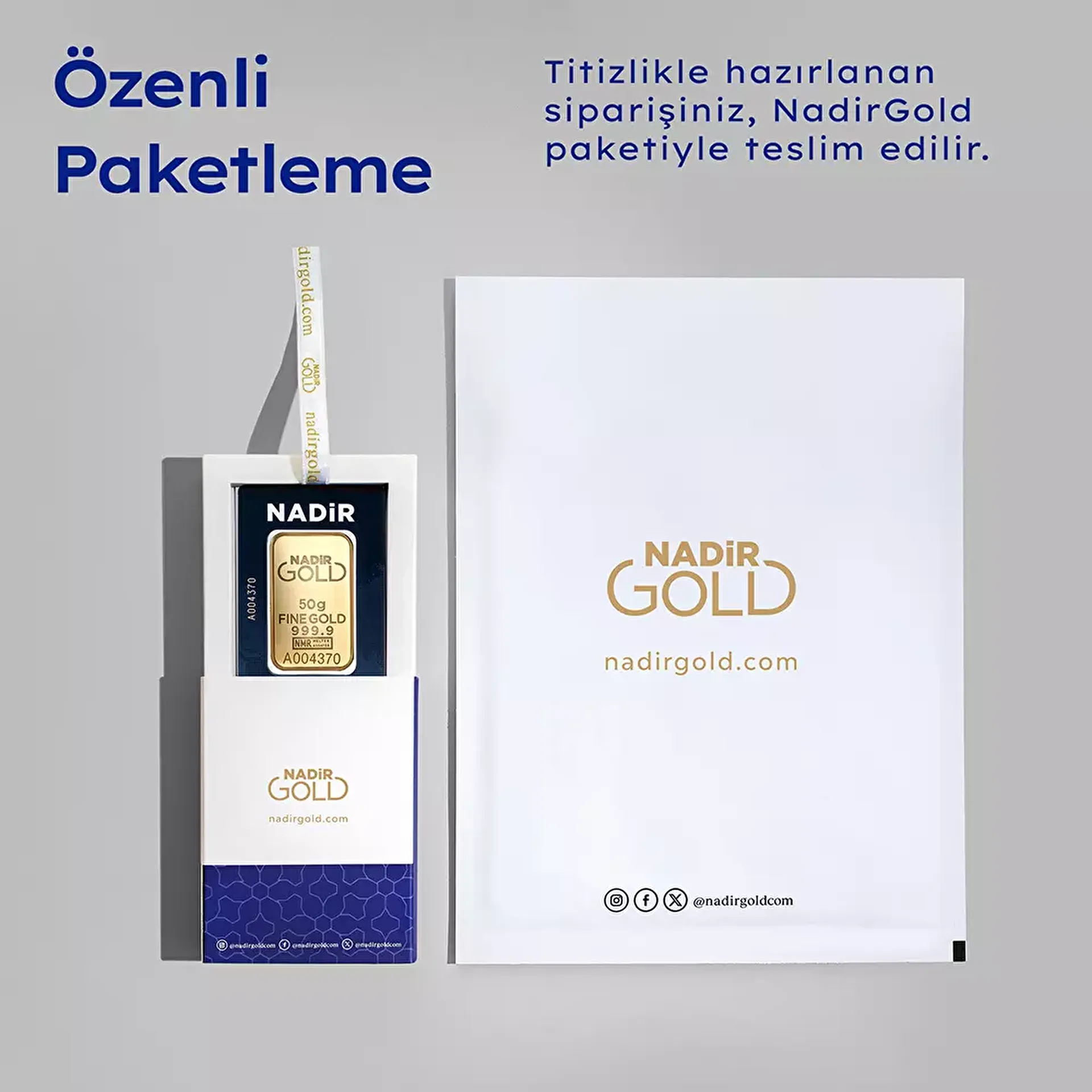 NadirGold 50 Gr Külçe Altın 999.9 - 4