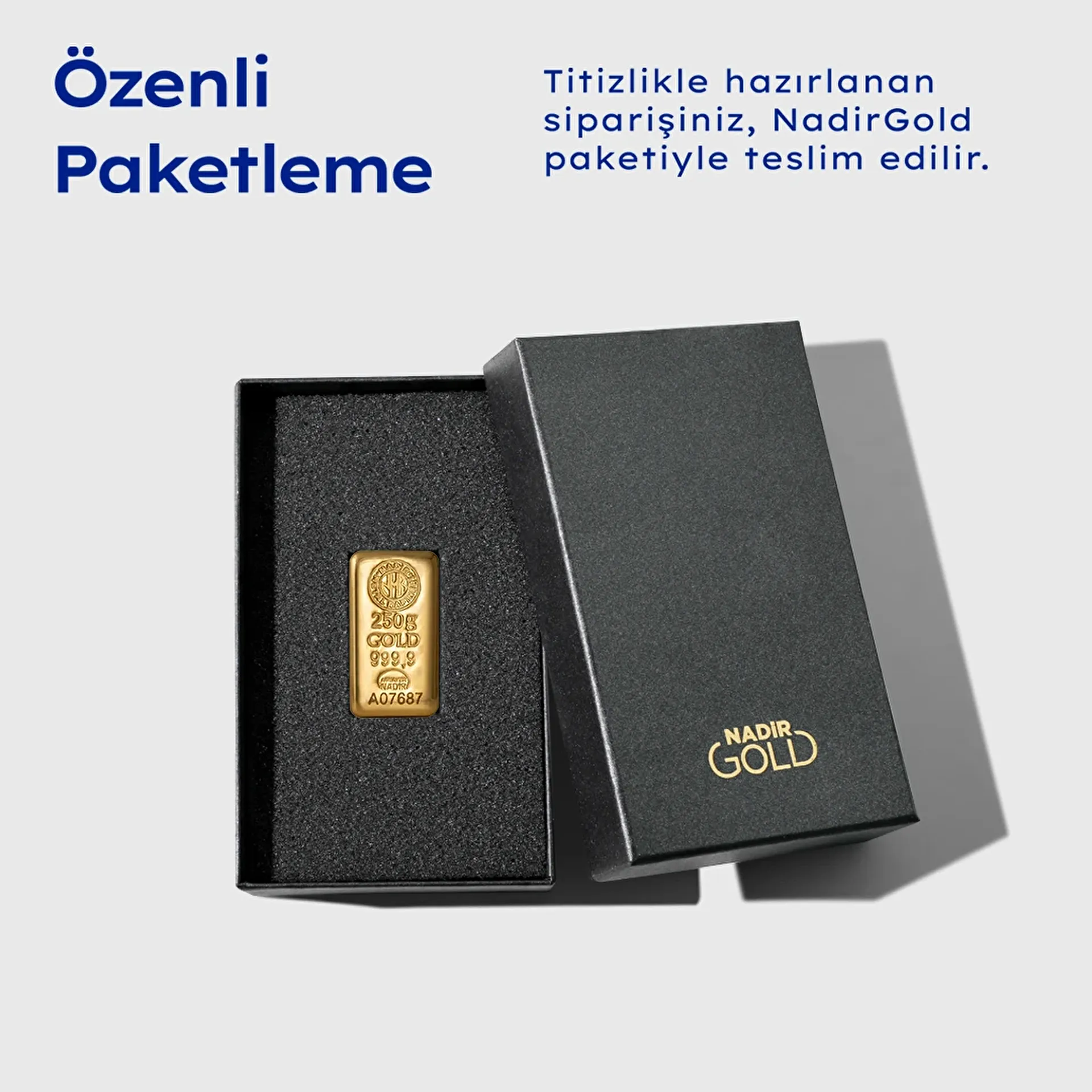 NadirGold 250 Gr Külçe Altın 999‚9 - 4