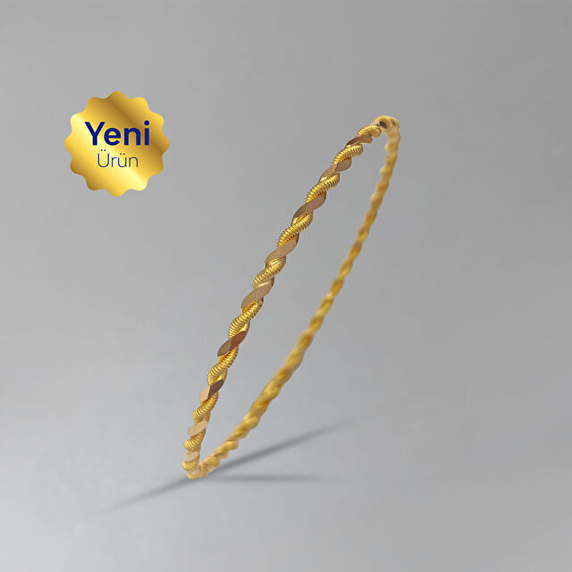 NadirGold 22 Ayar 2'li Burma Bilezik 12 Gr - 1