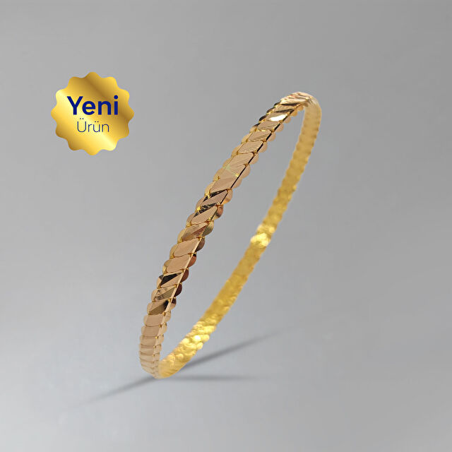NadirGold 22 Ayar 3'lü Burma Bilezik 20 Gr - 1
