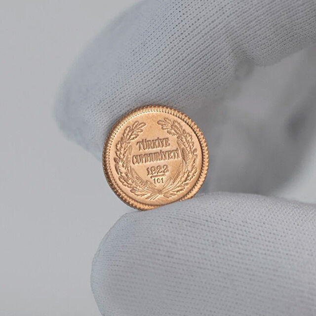 Ata Lira Çeyrek Altın 101. Yıl Yeni Tarihli - 2