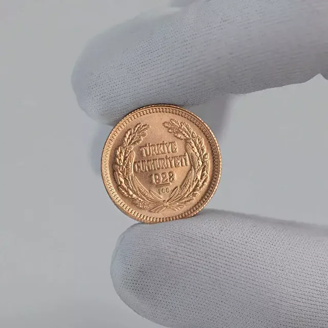 Ata Lira Yarım Altın 101. Yıl Yeni Tarihli - 2